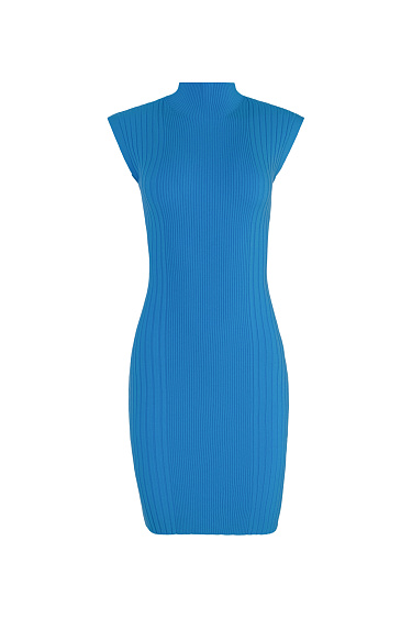 Трикотажное мини без рукавов