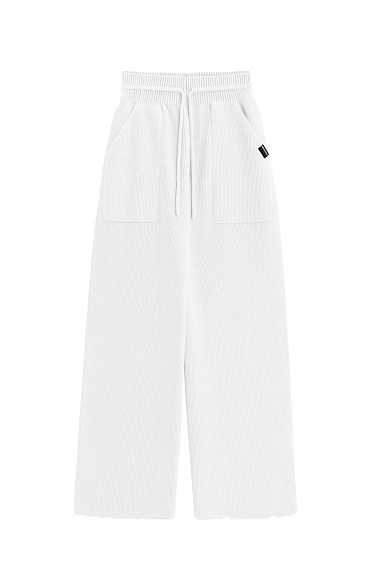 Брюки из хлопка на кулиске