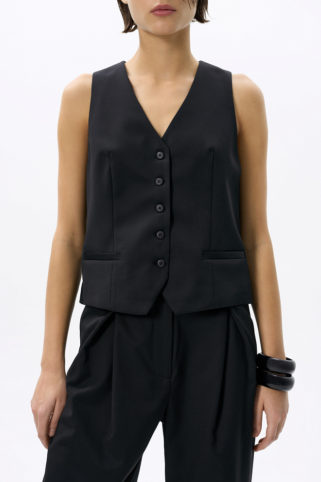 Классический жилет из шерсти