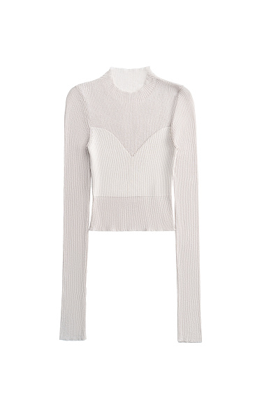 Топ с комбинированной вязкой