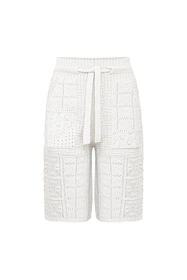 Шорты из кашемира и шерсти