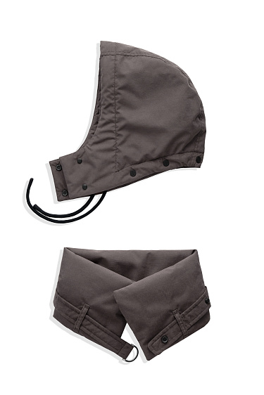 Парка на синтепоне с дополнительным воротником