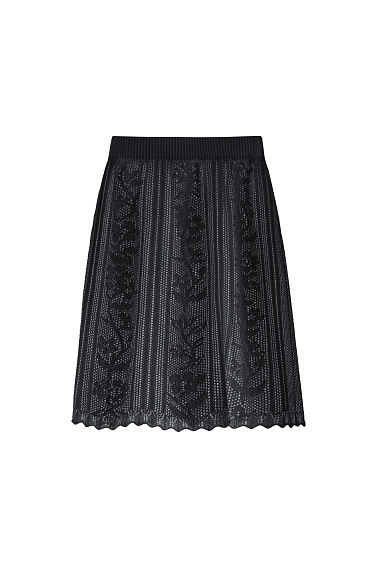 Ажурная юбка мини