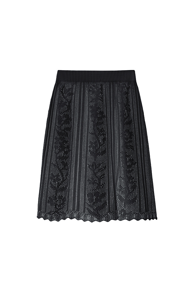 Ажурная юбка мини