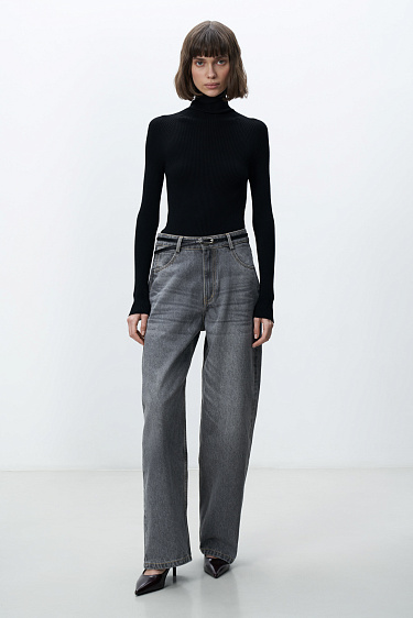 Прямые джинсы из 100% хлопка