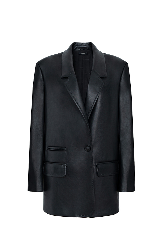 Жакет из экокожи