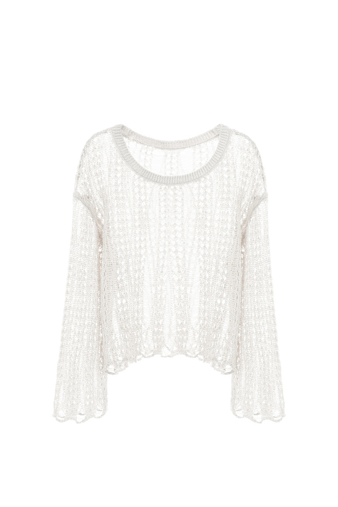 Полупрозрачный джемпер