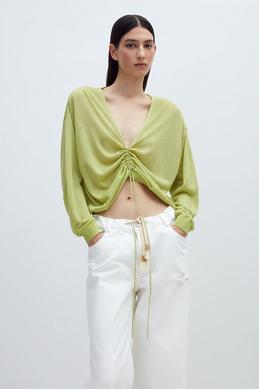 Топ с кулиской