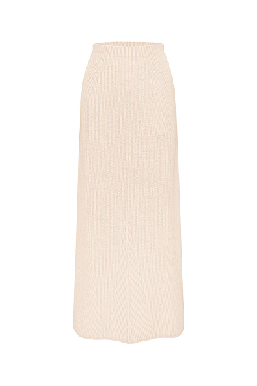 Трикотажная юбка макси