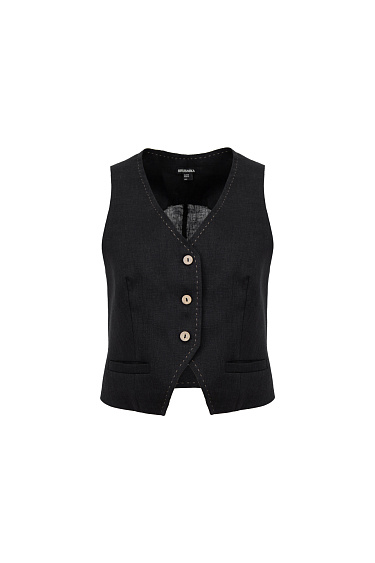 Жилет из 100% льна