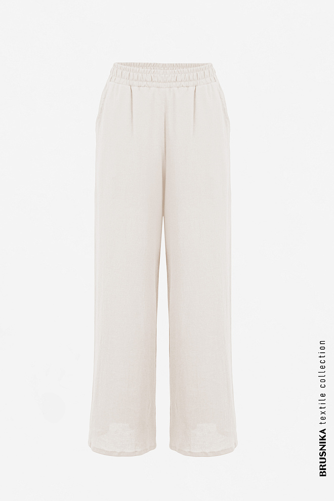 Прямые брюки из 100% хлопка