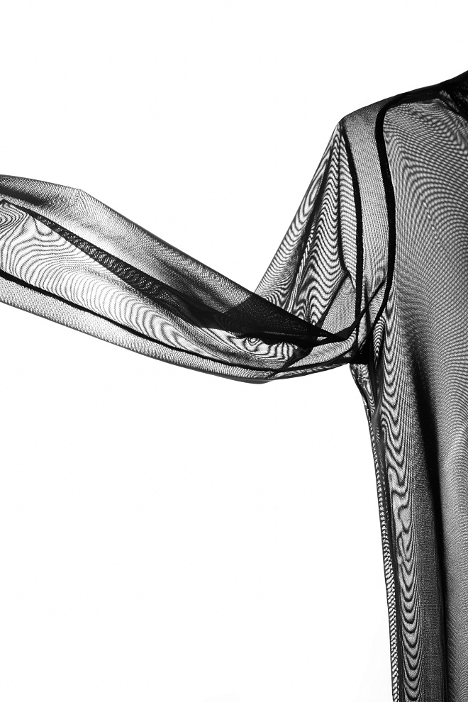 Полупрозрачный лонгслив