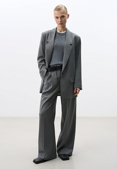 Брюки палаццо со стрелками