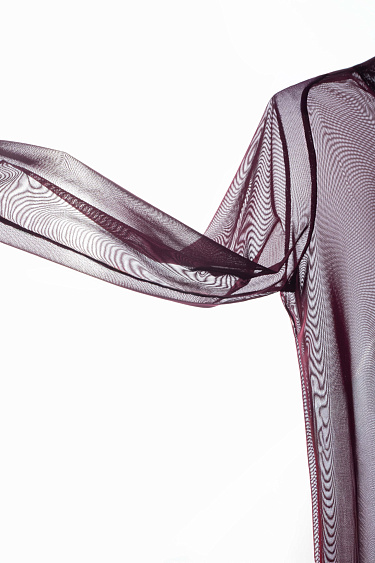 Полупрозрачный лонгслив