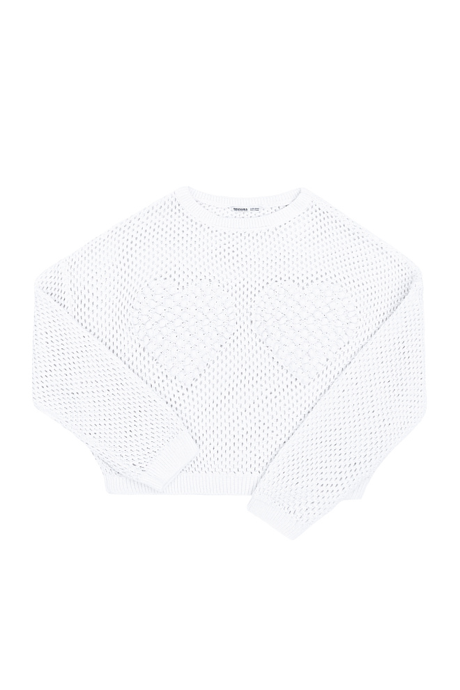 Джемпер с объемным орнаментом 