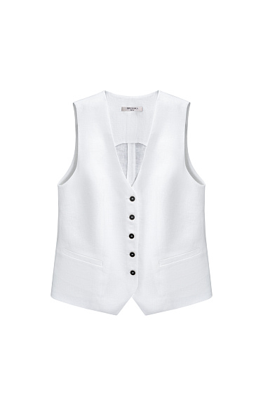 Классический жилет из 100% льна