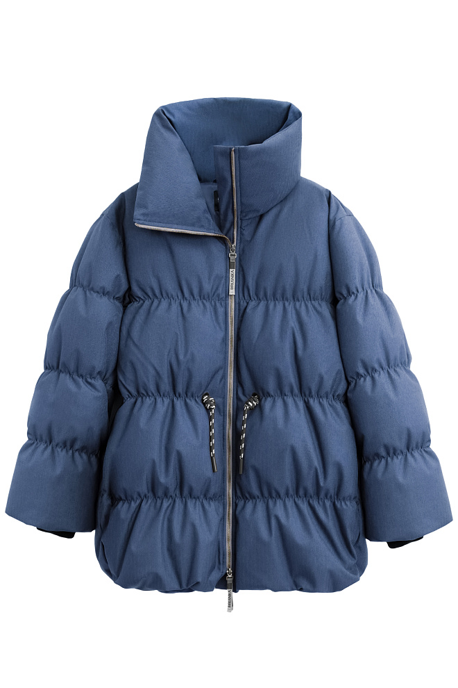 Стеганый объемный пуховик