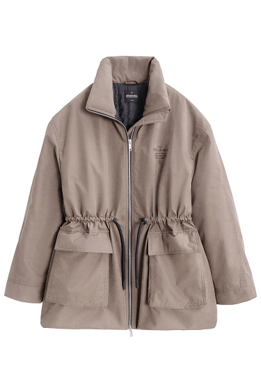 Парка на синтепоне с дополнительным воротником