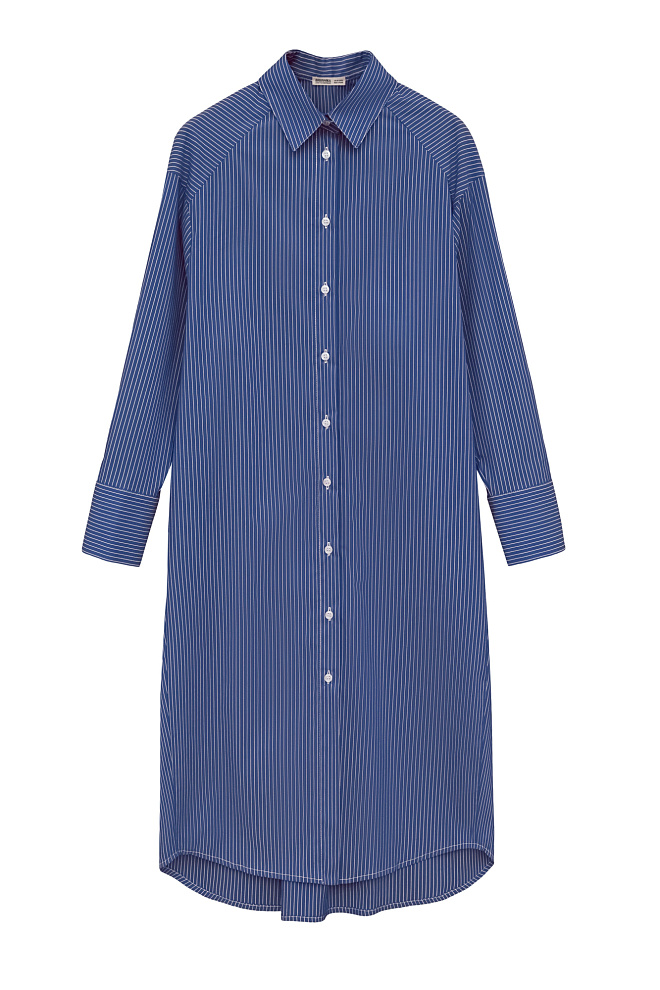 Платье-рубашка из 100% хлопка