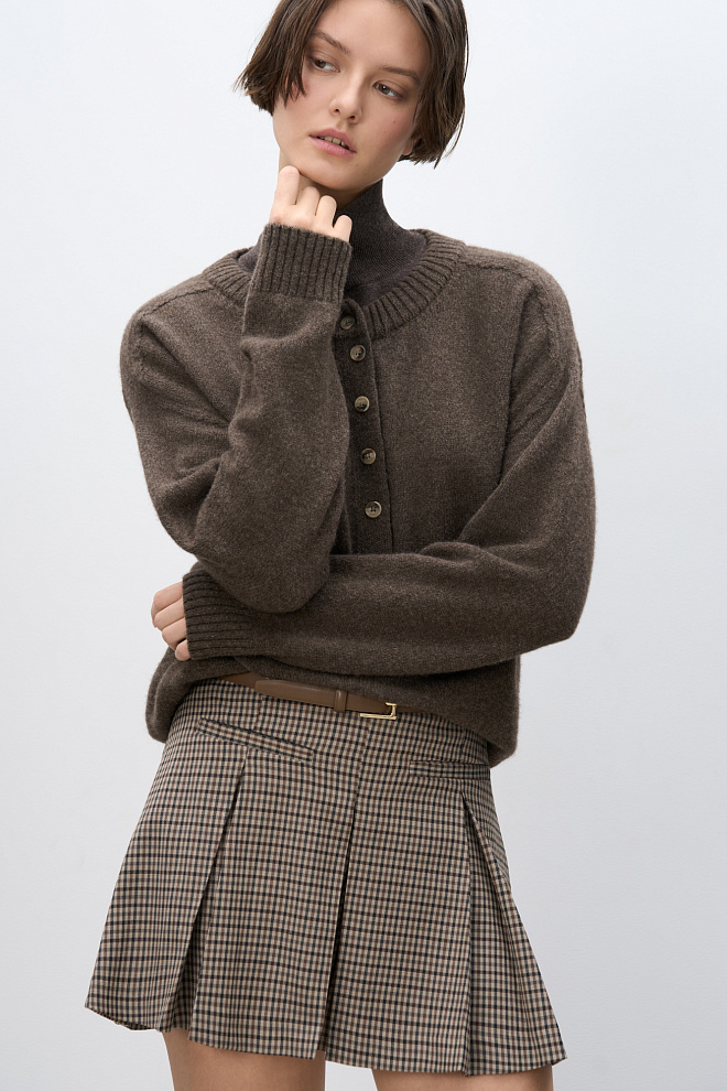 Джемпер из шерсти яка