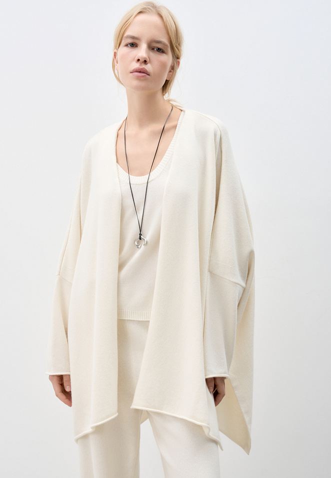 Трикотажный кардиган из шерсти и кашемира