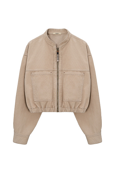 Вельветовый бомбер