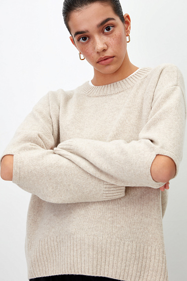 Джемпер из шерсти яка