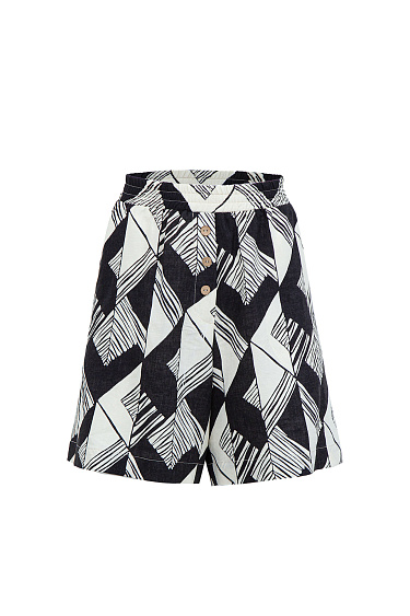 Шорты с геометрическим принтом