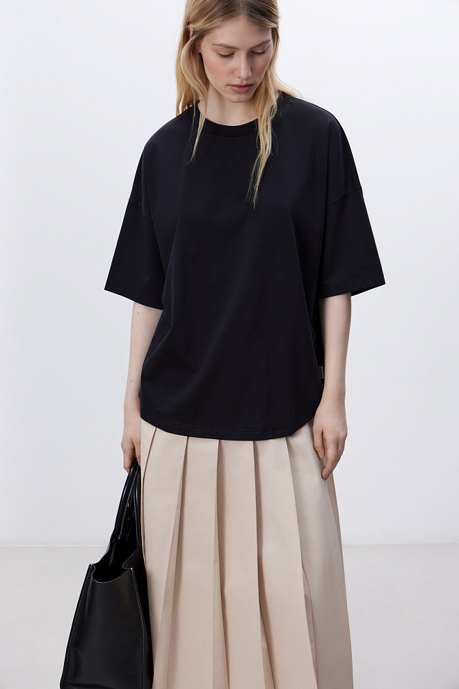 Оверсайз футболка из хлопка