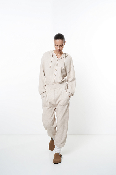 Трикотажный комбинезон из кашемира и шерсти
