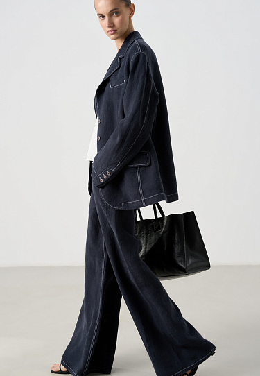 Брюки из 100% льна