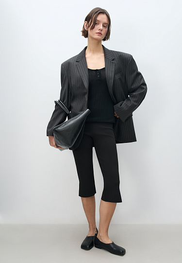 Жакет с застежкой на скрытые пуговицы