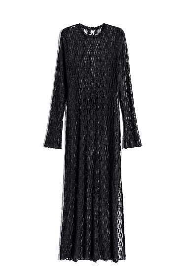 Кружевное платье макси