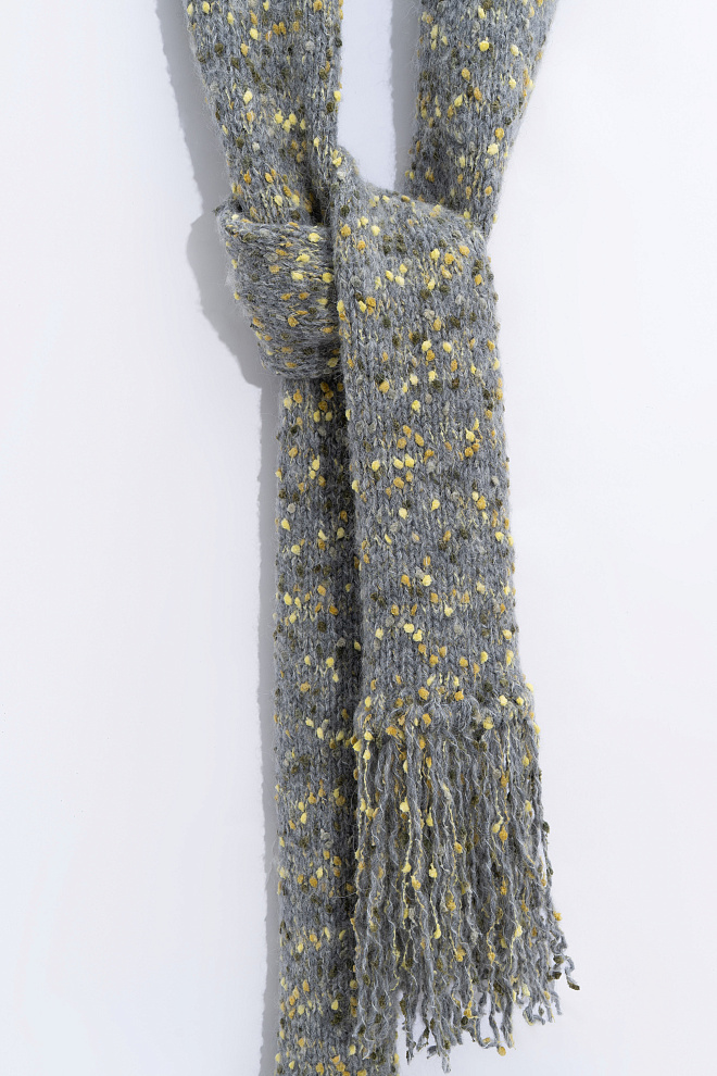 Шарф с шерстью альпака