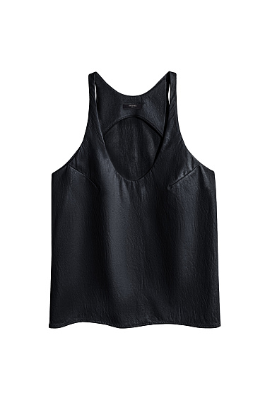 Топ из экокожи