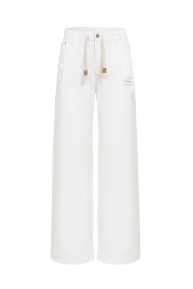 Расклешенные от бедра джинсы