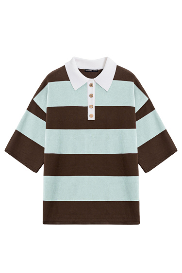 Футболка с воротником поло