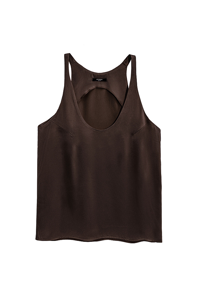 Майка из атласной вискозы