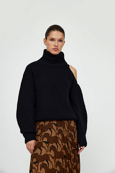 Трикотажный джемпер из смесовой шерсти