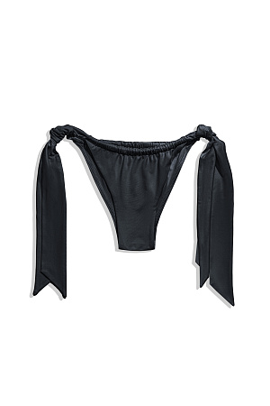 черный Плавки бразилиано, декорированные широкими лентами.