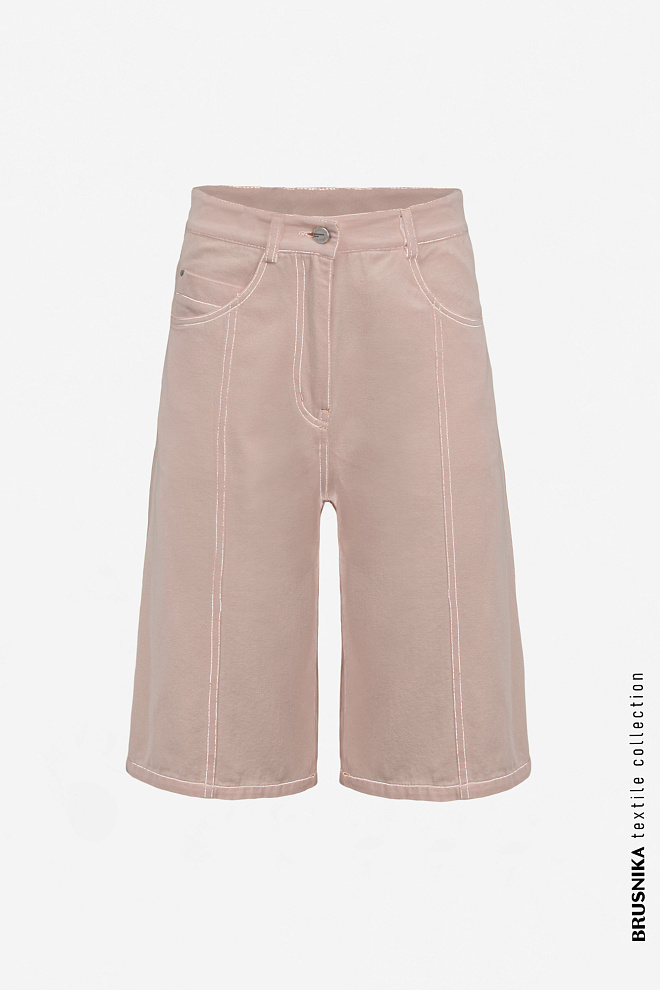 Джинсовые шорты-бермуды