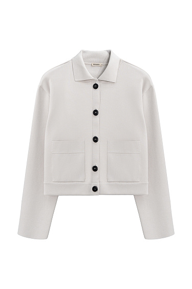 Укороченный жакет из вискозы