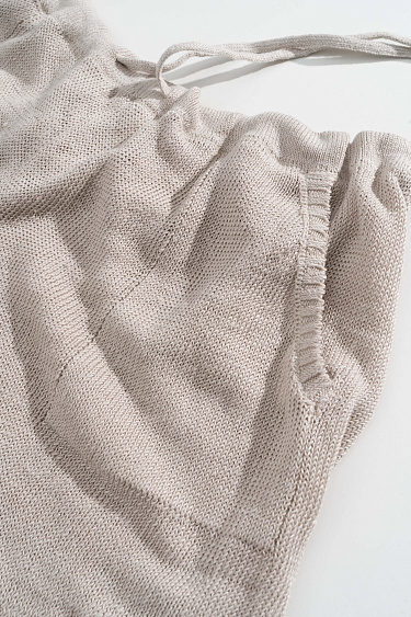 Короткие шорты из 100% льна