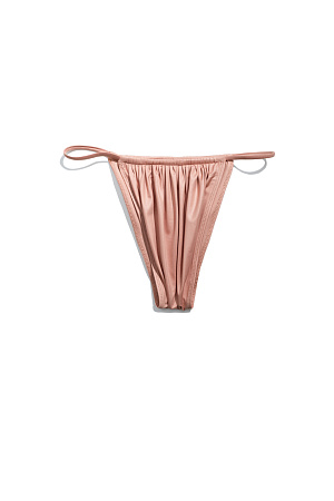 розовый Плавки бразилиано с тесемками по бокам. 