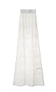 Ажурная юбка длины макси из шерсти беби альпака и супер кид мохера. Модель с эластичным поясом. Низ изделия декорирован кружевной каймой. Без подкладки.