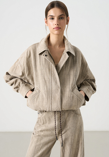 Куртка из 100% льна