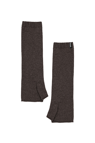 Трикотажные митенки из кашемира и шерсти