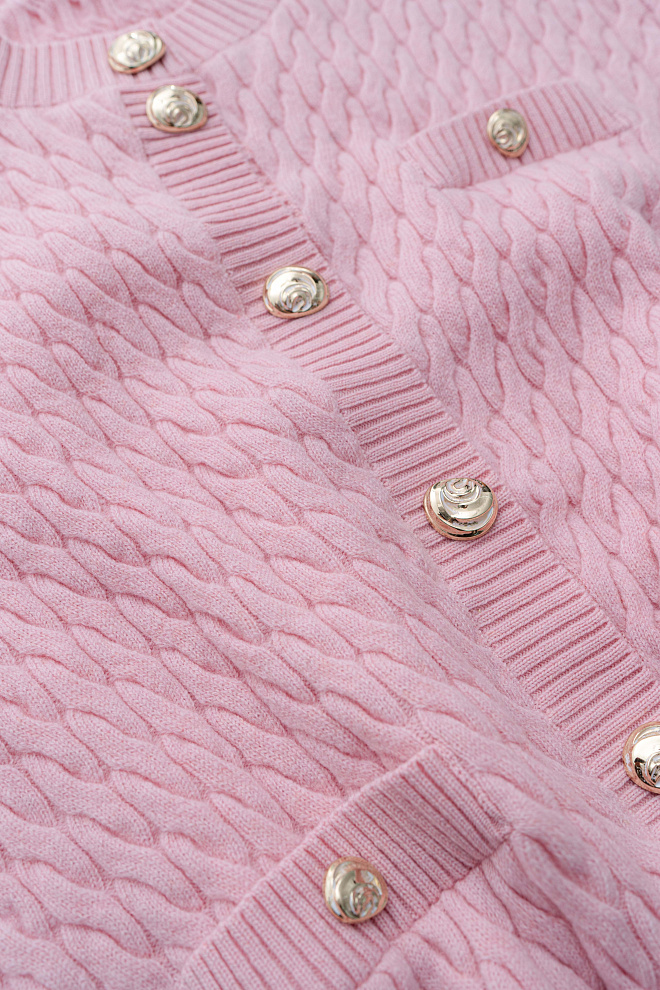 Кардиган из шерсти мериноса экстрафайн 