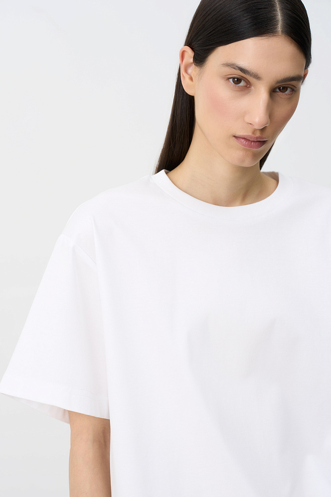Оверсайз футболка из хлопка