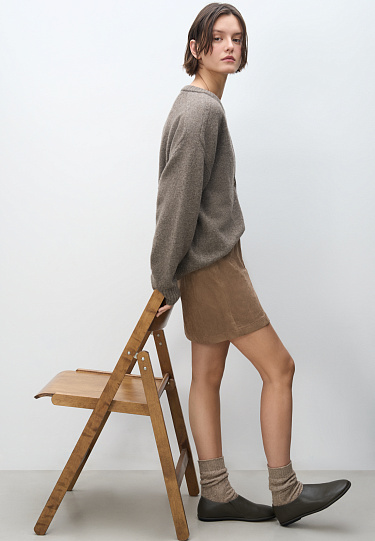 Джемпер из шерсти яка